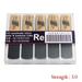 Yesfashion 10pcs Saxophone Reed Set with Strength 1.5/2.0/2.5/3.0/3.5/4.0 for Alto Sax Reed