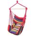 Hanging Rope Chair Swing Hammock Cotton Pillow For Outdoor Yard Garden Patio
