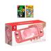 New Nintendo Switch Lite Coral Console Bundle Bundle with 2 Games: Luigi s Mansion 3 and Super Mario Maker 2. 2020 Latest Console and Games!