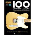 Hal Leonard 100 Country Lessons Guitar Lesson Goldmine Series Book/CD