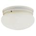 Trans Globe Lighting Pl-3618 Dash 1 Light 8 Wide Flush Mount Ceiling Fixture - White