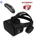2022 Virtual Reality 3D VR Headset Smart Glasses with Wireless Remote Control VR Glasses for IMAX Movies & Play Games Compatible for Android iOS System Comfortable with Mystery Gift