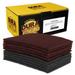 Dura-Gold Premium 6 x 9 Scuff Pads 5 Each Maroon General Purpose & 5 Each Gray Ultra Fine - Scuffing Scouring Sanding Paint Primer Prep Adhesion Scratch - Surface Preparation Automotive Autobody