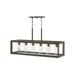 Hinkley Lighting - Six Light Outdoor Linear Chandelier - Rhodes - 6 Light