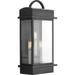 Progress Lighting - Three Light Large Wall Lantern - Outdoor - Santee - Outdoor