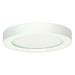 Satco 09655 - 13.5W/LED/7/FLUSH/40K/RD/WH S9655 Indoor Surface Flush Mount Downlight LED Fixture