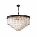 MIDUO 5-Tier Luxury Crystal Chandelier 16-Light Hanging Ceiling Light Pendant Lamp