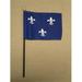 Annin Flagmakers 325385 Eb Fleur Mounted Blue-white 4 x 6 in. 12 Pack