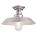 Westinghouse Lighting 6370200 12 in. 1 Light Semi-Flush - Brushed Nickel