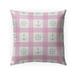 Anchor Galore Pink and Light Blue Outdoor Pillow by Kavka Designs