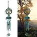 Wind Chimes Outdoor Deep Tone Tree of Life Memorial Wind Chimes Retro Windchimes Unique Outdoor Gifts 27 inch Windchimes with 4 Tuned Tubes Retro Asphalt Chime for Garden Patio Balcony and Home