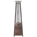 RADtec Group 93-PYR-FLM-AB 93 x 24 x 24 in. Propane Pyramid Patio Heater - Antique Bronze