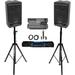 Samson Expedition XP800 800w Portable 8 PA DJ Speaker+Active Mixer+Wireless Mic