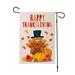 Julam Thanksgiving Garden Flag Lovely Turkey Pumpkin Garden Flag Vertical Halloween Yard Flag Easy to Double-Sided Holiday Flag for Indoor Outdoor Decor famous