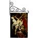 Descent From The Cross Garden Flag Set Faith 13 X18.5 Double-Sided Yard Banner