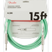 Genuine Fender 15 Foot Original Series Instrument Cable - Surf Green #0990515058