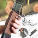 Topwoner Pocket Guitar Chord Trainer Portable Mini 6 Fret Guitar Finger Trainer Chord Practice Tool With Rotatable Chords Chart Screen For Beginner(With Battery)