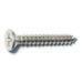 #9 x 1-1/4 Satin Nickel Plated Steel Phillips Flat Head Hinge Screws