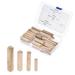 Uxcell 0.24 x0.98 0.31 x1.57 0.39 x1.57 0.47 x1.97 Wooden Dowel Pin 92 Pack