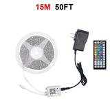 Jahy2Tech 15 Meters LED Strip Lights USB 5050 RGB TV Back lights Bluetooth APP Remote for Bar Room