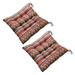 iOPQO Pillow Case Seat Cushions Cushions Chair Cushions Seat Cushions 40x40 Cm Garden Chair Cushions Garden Seat Cushions Balcony Cushion 40X40CM 2PC Linen Printing C