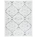 SAFAVIEH Cabana Kyleigh Ivory/Grey 2 2 X9 Runner Indoor/Outdoor Area Rug Ivory/Grey 8 x 10