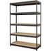 Lorell Riveted Steel Shelving 1 Each Black