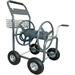 Ashman Online Garden Hose Reel Cart - 4 Wheels Portable Garden Hose Reel Cart with Storage Basket.