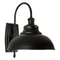 Forte Lighting 1690-01 1 Light 15 Tall Outdoor Wall Sconce - Black