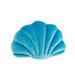 NUOLUX 1PC Cartoon Shell Shape Throw Pillow Household Marine Animal Bolster Creative Aquarium Ornament Adorable Plush Shell Pillow Cushion for Home Office Car Use Sapphire Blue Size 1