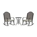 Garden Rocker 3Pc Rocker Set