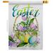 Angeleno Heritage Spring Easter Baskets Springtime Double-Sided Garden Decorative House Flag Multi Color