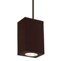 Wac Lighting Dc-Pd06-N Cube Architectural 10 Tall Led Indoor/Outdoor Pendant - Bronze