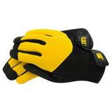 CAT Merchandise CAT0122153X Synthetic Leather Palm with Spandex Back Gloves - 3XL