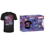 POP! Tees: Marvel Captain America (AS) Figure & Tee Exclusive