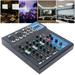 Professional 4-Channel Bluetooth Line Live Mixing Studio Audio Sound Mixer+USB 110V 4 Channel Mixer Digital Audio Mixing Console Professional W/USB