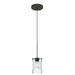 Besa Lighting - Scope-One Light Cord Pendant with Flat Canopy-2.88 Inches Wide