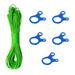 Paracord Planet 95 Reflective Cord + 5 Tensioners for Family Fun