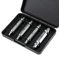 4pcs/Set HSS Double Side Damaged Screw Extractor Woodworking Drill Bit Remover Broken Speed Out Easy out Bolt Tool