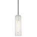 -One Light Pendant in Style-3.5 inches Wide By 12.5 inches High-Polished Nickel Finish Bailey Street Home 735-Bel-2941891