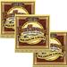 Ernie Ball Guitar Strings 3-Pack Acoustic Earthwood Medium Light 12-54 2003