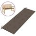 Garden Bench Cushion Taupe 59.1 x19.7 x1.6