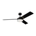 Monte Carlo 3Cqr56d Cirque 56 3 Blade Indoor Led Ceiling Fan - Black