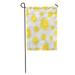 SIDONKU Orange Citric Lemon Pattern Yellow Fruit Slice Citrus Juice Healthy Garden Flag Decorative Flag House Banner 28x40 inch