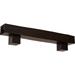 Ekena Millwork 8 H x 12 D x 72 W Knotty Pine Faux Wood Fireplace Mantel Kit w/ Alamo Corbels Premium Mahogany