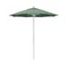 Belen Kox 7.5 Venture Series Patio Umbrella With Matted White Aluminum Pole Fiberglass Ribs Push Lift With Pacifica Spa Fabric
