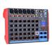 ammoon AG-8 Portable 8-Channel Mixing Console Digital Audio Mixer +48V Phantom Power Supports BT/USB/MP3 Connection for Music Recording DJ Network Live Broadcast Karaoke