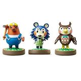 Mr. Resetti - Blathers - Mabel Amiibo (Animal Crossing Series) for Nintendo Switch - WiiU 3DS (Bulk Packaging)