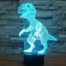 Cute 3D Dino Night Light Kids LED Dinosaur Lamp Lovely USB Acrylic Glasses Table Nightlight for Children Gift Bedroom Room Decor