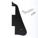 Pickguard for Chinese Made Epiphone Les Paul Standard Modern Style with Bracket Matte Black 1 Ply Nickel